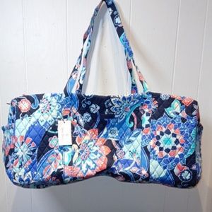 Vera Bradley Large Duffel Bag -Lotus Flower Swirl